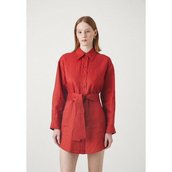 ޥå   ǥ ԡ ȥåץ CHUFY KONYA - Shirt dress - terrakotta .