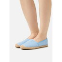 トミー ヒルフィガー レディース サンダル シューズ EMBROIDERED - Espadrilles - vessel blue