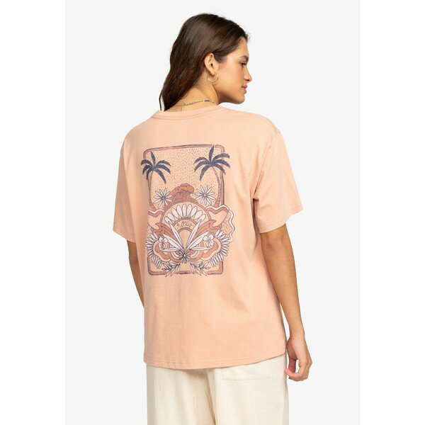  ǥ T ȥåץ MOONLIGHT SUNSET - Print T-shirt - orange