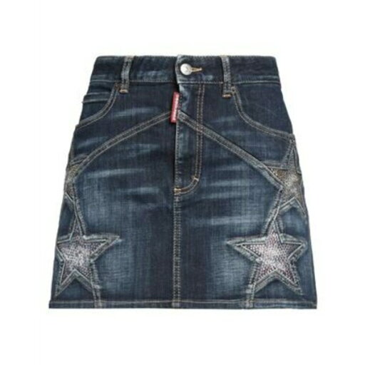 【送料無料】 ディースクエアード レディース スカート ボトムス Denim skirts Blue 【送料無料】 ディースクエアード レディース スカート ボトムス Denim skirts Blue