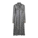 【送料無料】 ヴェルサーチ レディース ワンピース トップス Midi dresses Black
