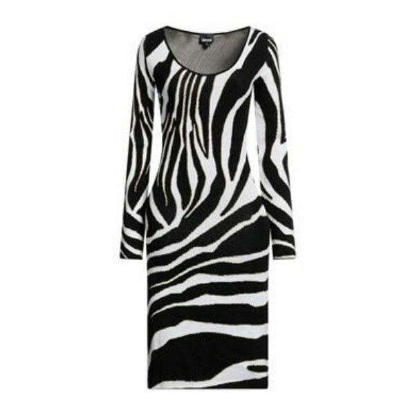【送料無料】 ロベルトカヴァリ レディース ワンピース トップス Midi dresses Black