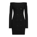 【送料無料】 エリザベスフランキ レディース ワンピース トップス Mini dresses Black