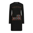 【送料無料】 モスキーノ レディース ワンピース トップス Mini dresses Black