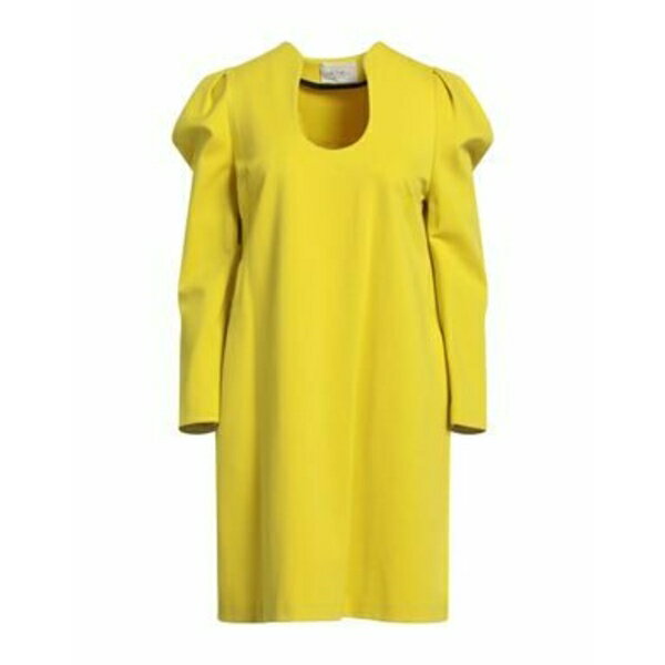 【送料無料】 メイメイジェイ レディース ワンピース トップス Mini dresses Yellow