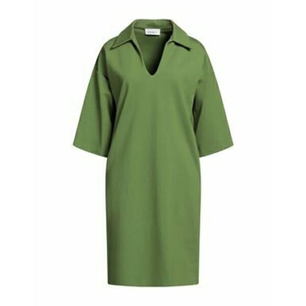 【送料無料】 メイメイジェイ レディース ワンピース トップス Midi dresses Green