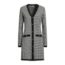 【送料無料】 ツインセット レディース ワンピース トップス Mini dresses Black