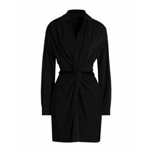 【送料無料】 フェデリカ・トシ レディース ワンピース トップス Mini dresses Black