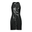 【送料無料】 ナヌーシュカ レディース ワンピース トップス Mini dresses Black