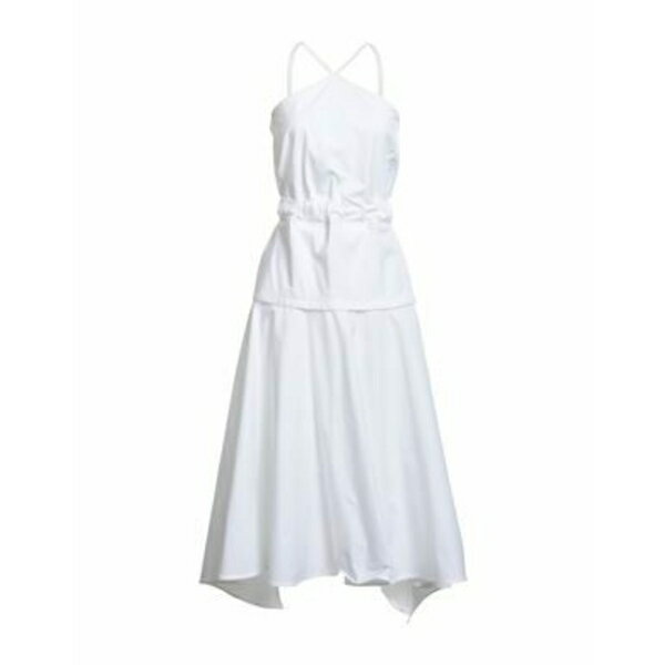 【送料無料】 プロエンザショラー レディース ワンピース トップス Midi dresses White