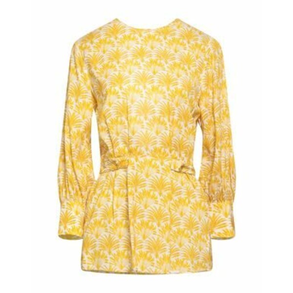 【送料無料】 アリーニ レディース Tシャツ トップス Tops Yellow