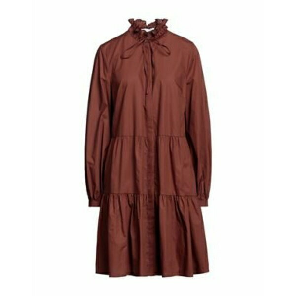 【送料無料】 アイヴィ オーク レディース ワンピース トップス Mini dresses Brown