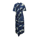 【送料無料】 コルヴィル レディース ワンピース トップス Midi dresses Blue