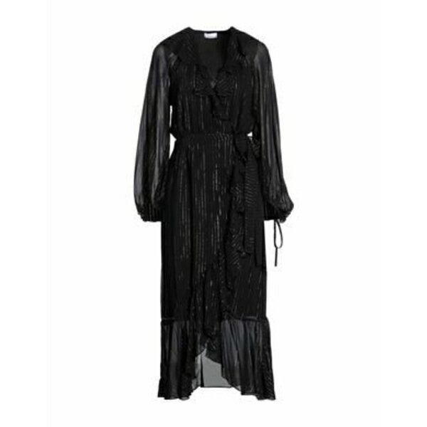 【送料無料】 スフィチオ レディース ワンピース トップス Midi dresses Black