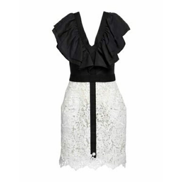 【送料無料】 ファウスト・プリージ レディース ワンピース トップス Mini dresses Black