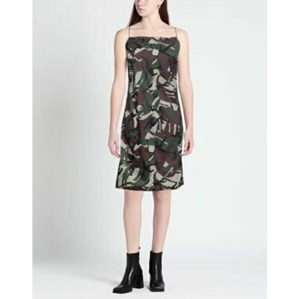 【送料無料】 カイダン・エディションズ レディース ワンピース トップス Midi dresses Green