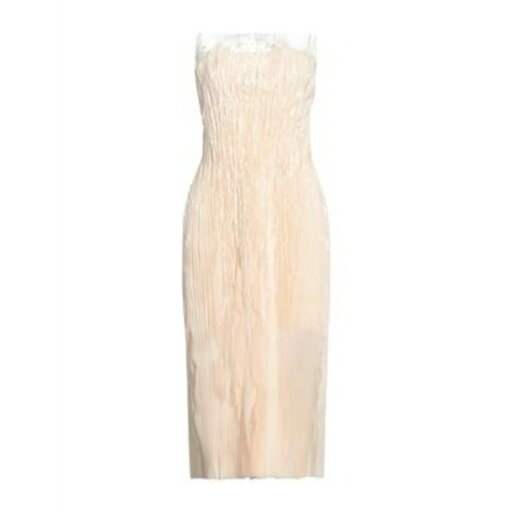【送料無料】 エルマンノ シェルヴィーノ レディース ワンピース トップス Midi dresses Beige 【送料無料】 エルマンノ シェルヴィーノ レディース ワンピース トップス Midi dresses Beige