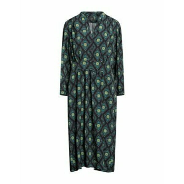 【送料無料】 ピンコ レディース ワンピース トップス Midi dresses Black