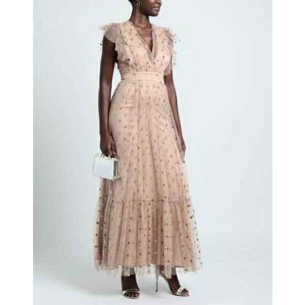 【送料無料】 テンパリーロンドン レディース ワンピース トップス Maxi dresses Beige