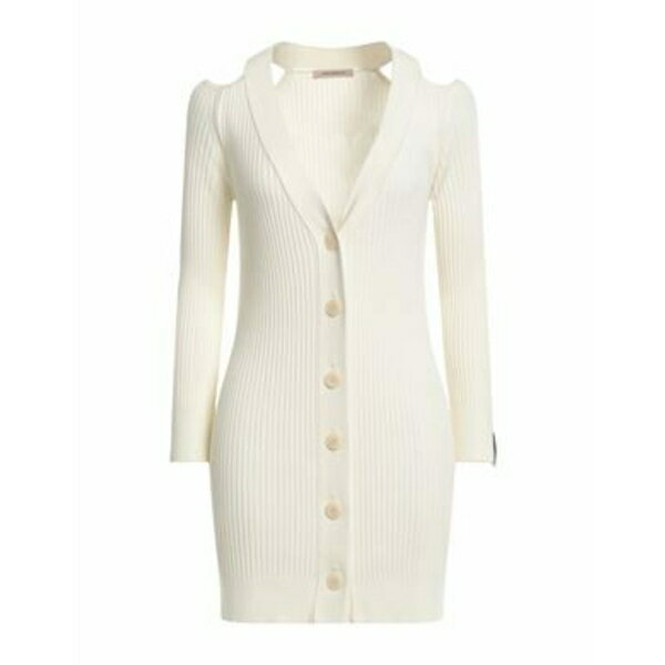 【送料無料】 ヒノミネイト レディース ワンピース トップス Mini dresses White