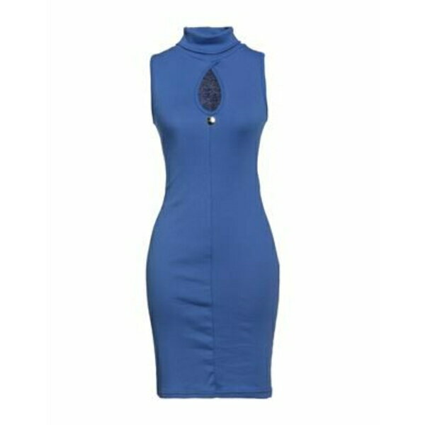 【送料無料】 マンガーノ レディース ワンピース トップス Mini dresses Azure