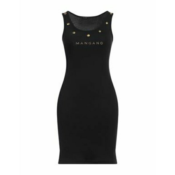 【送料無料】 マンガーノ レディース ワンピース トップス Mini dresses Black