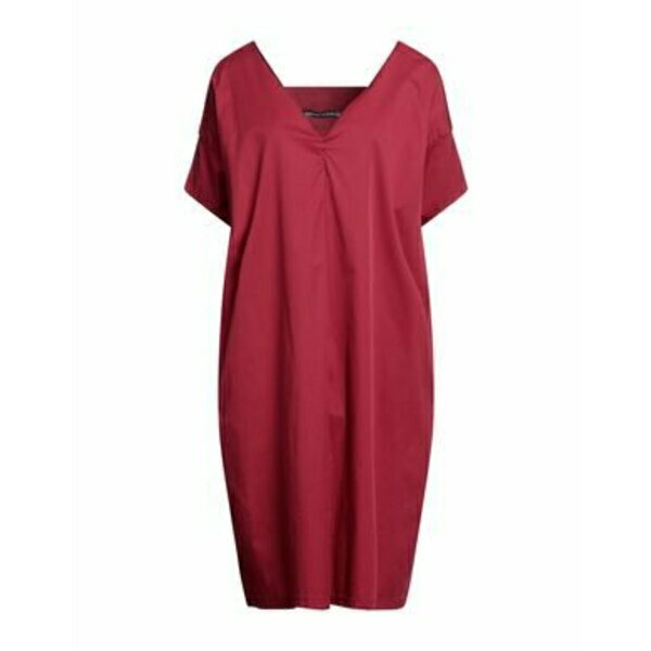 【送料無料】 アレッシオ バルデッレ レディース ワンピース トップス Midi dresses Red
