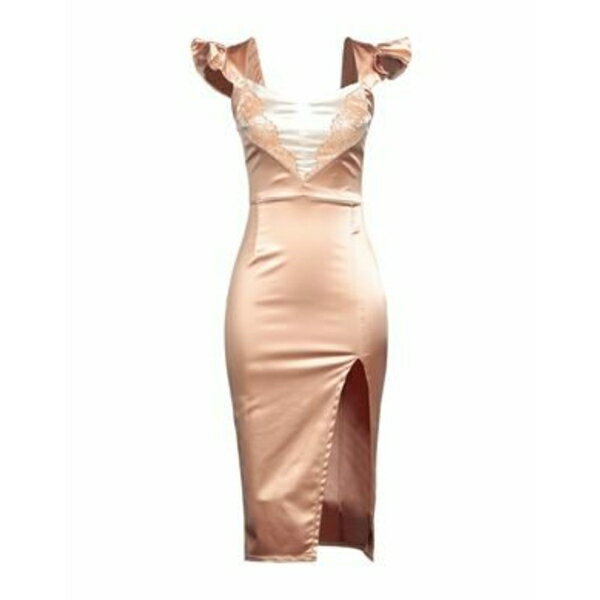 【送料無料】 エリザベスフランキ レディース ワンピース トップス Midi dresses Pink