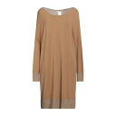 【送料無料】 ポアモア レディース ワンピース トップス Mini dresses Beige