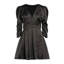 【送料無料】 フェレッパ レディース ワンピース トップス Mini dresses Black(4)