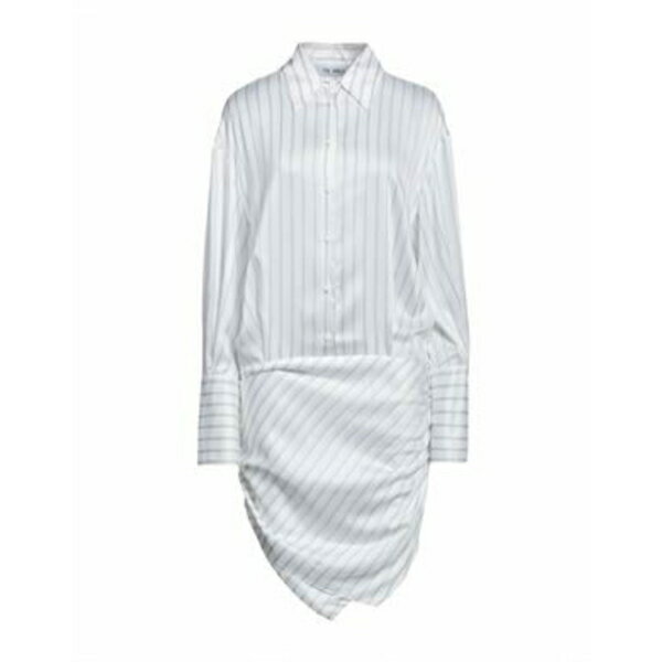 【送料無料】 ジ アティコ レディース ワンピース トップス Mini dresses White