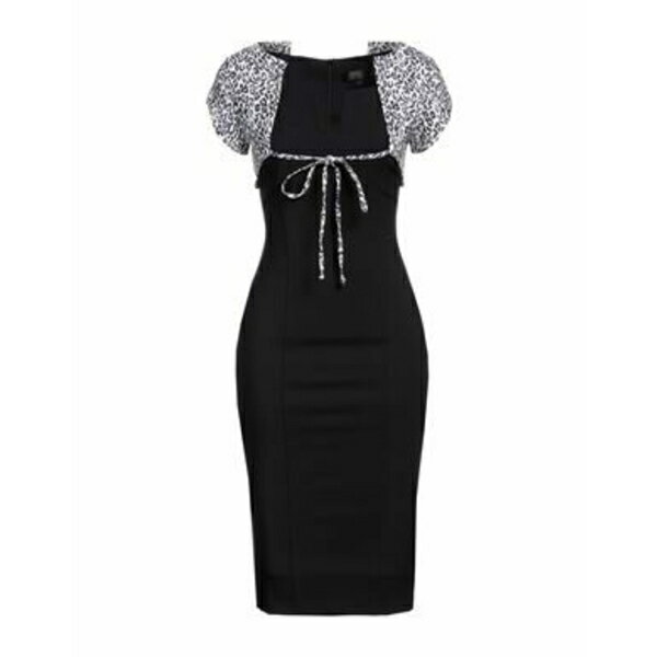 【送料無料】 バビロン レディース ワンピース トップス Midi dresses Black