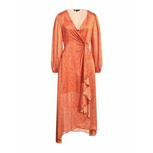 【送料無料】 マージュ レディース ワンピース トップス Midi dresses Orange