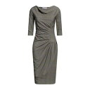 【送料無料】 チアラ・ボニ・プティ・ローブ レディース ワンピース トップス Midi dresses Grey