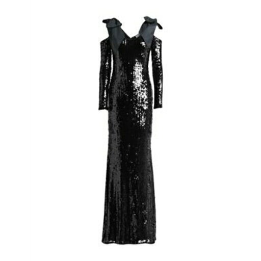 【送料無料】 エリザベスフランキ レディース ワンピース トップス Maxi dresses Black 【送料無料】 エリザベスフランキ レディース ワンピース トップス Maxi dresses Black