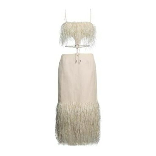 【送料無料】 ジャクエムス レディース ワンピース トップス Maxi dresses Beige 【送料無料】 ジャクエムス レディース ワンピース トップス Maxi dresses Beige
