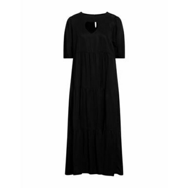 【送料無料】 デジグアル レディース ワンピース トップス Midi dresses Black