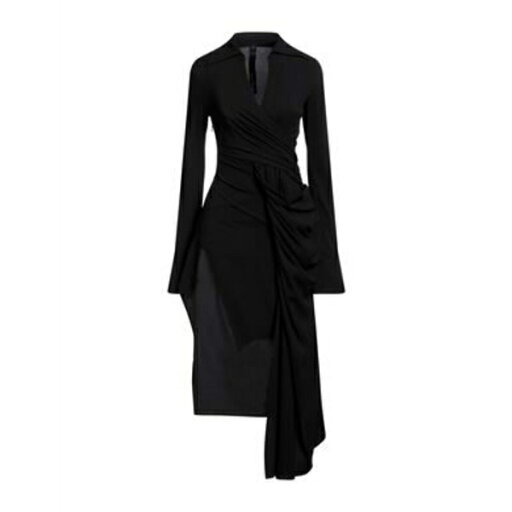 【送料無料】 ペーター ペトロフ レディース ワンピース トップス Midi dresses Black 【送料無料】 ペーター ペトロフ レディース ワンピース トップス Midi dresses Black