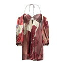 【送料無料】 ラケル?ジニス レディース ワンピース トップス Mini dresses Beige