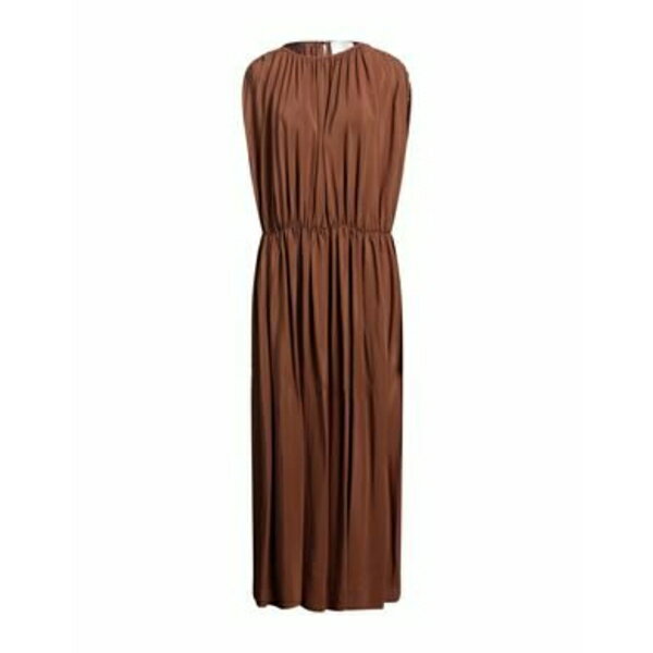【送料無料】 エリカ・カヴァリーニ レディース ワンピース トップス Maxi dresses Brown