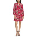 ジェシカハワード レディース ワンピース トップス Women's Paisley-Print Tiered Dress Fuschia Multi