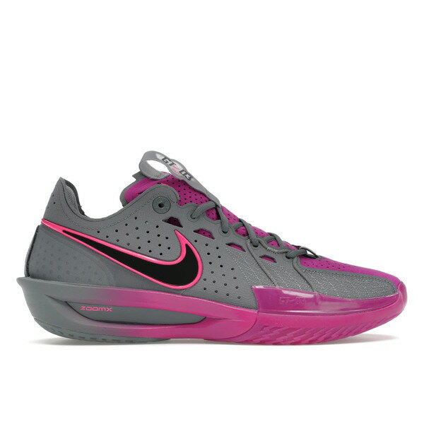 Nike ナイキ メンズ スニーカー 【Nike Air Zoom GT Cut 3 Smoke Grey Hot Fuchsia】 サイズ US_10.5(28.5cm) Smoke Grey/Hot Fuchsia/Hyper Pink/Black