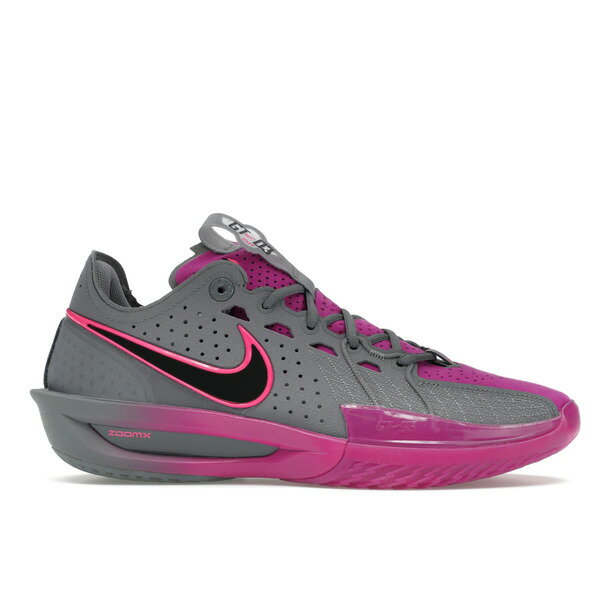 Nike ナイキ メンズ スニーカー 【Nike Air Zoom GT Cut 3 Smoke Grey Hot Fuchsia】 サイズ US_10.5(28.5cm) Smoke Grey/Hot Fuchsia/Hyper Pink/Black