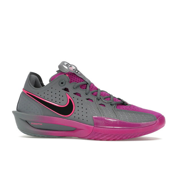 Nike ナイキ メンズ スニーカー 【Nike Air Zoom GT Cut 3 Smoke Grey Hot Fuchsia】 サイズ US_10.5(28.5cm) Smoke Grey/Hot Fuchsia/Hyper Pink/Black