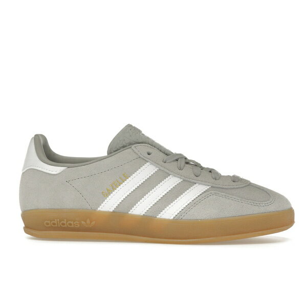 adidas アディダス メンズ スニーカー 【adidas Gazelle Indoor Grey Cloud White Gold Metallic】 サイズ US_M_14 Grey Two/Cloud White/Gold Metallic