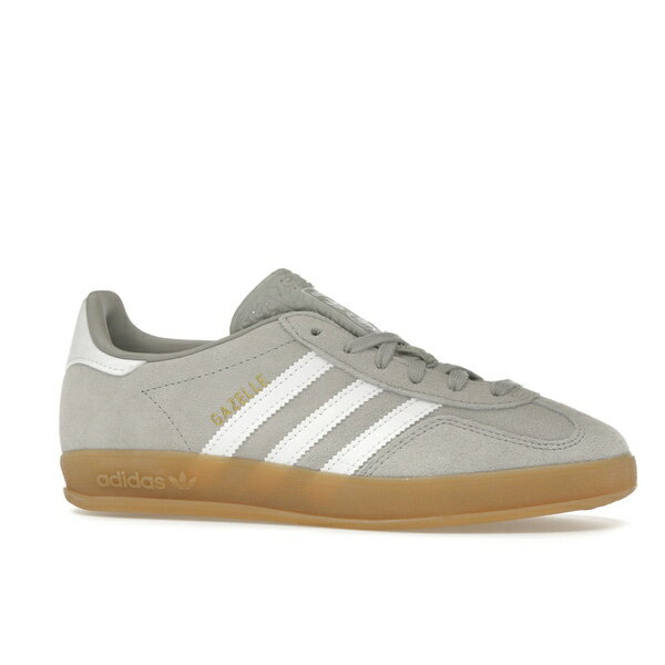 adidas アディダス メンズ スニーカー 【adidas Gazelle Indoor Grey Cloud White Gold Metallic】 サイズ US_M_14 Grey Two/Cloud White/Gold Metallic