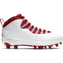 Jordan ジョーダン メンズ スニーカー 【Jordan 10 TD Mid Gym Red】 サイズ US_12(30.0cm) White/Light ...
