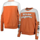 コロシアム レディース パーカー・スウェットシャツ アウター Texas Longhorns Colosseum Women's Baby Talk Pullover Sweatshirt Texas Orange/Heather Gray