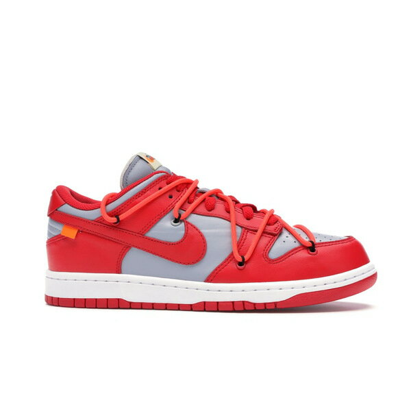 Nike ナイキ メンズ スニーカー 【Nike Dunk Low Off-White University Red】 サイズ US_5.5(23.5cm) University Red/University Red-Wolf Grey