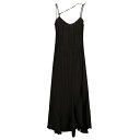 ランバン レディース ワンピース トップス Pleated Sleeveless Dress Black